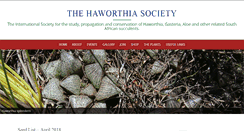 Desktop Screenshot of haworthia.org