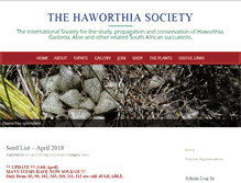 Tablet Screenshot of haworthia.org